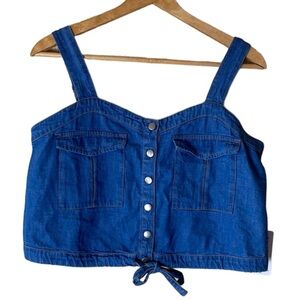 We The Free Boho Palm Desert Crop Top Size Small